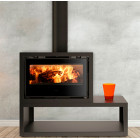 Salamandra a Lenha Galaxy Móvel Ventilado - Ferlux